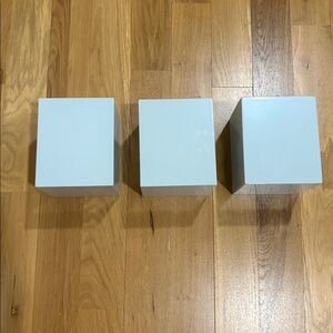 West Elm 6” H x 5” W Decorative floating wall cubes